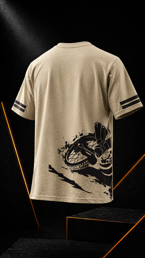 UNRESTRICTED - Men's Oversize T-Shirt - beige
