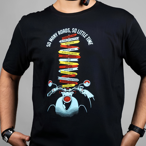 So Many Roads - T-Shirt - Black