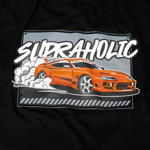 Supraholic - T-Shirt  - Black