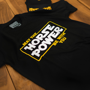 Horse Power - T-Shirt - Black