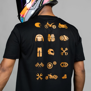 Moto-Life - T-Shirt - Black