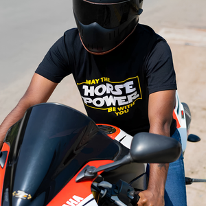 Horse Power - T-Shirt - Black