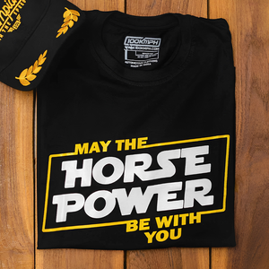 Horse Power - T-Shirt - Black