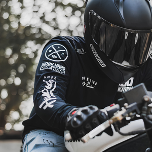 Patches Full Sleeve - T-Shirt - Black