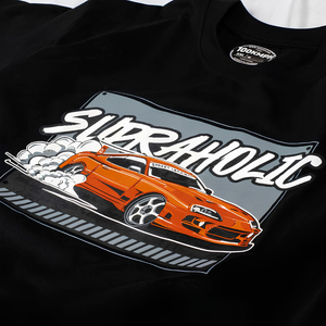 Supraholic - T-Shirt  - Black