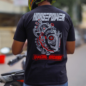 Offical Bad Ass - Round Neck T-Shirt - Black
