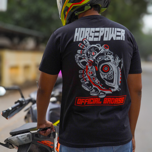 Offical Bad Ass - Round Neck T-Shirt - Black