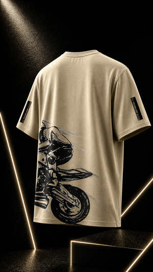 Thrill of a Lifetime Oversize T-Shirt - Beige