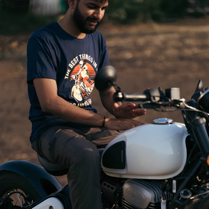 Mess up your Hair - T-Shirt - Navy Blue