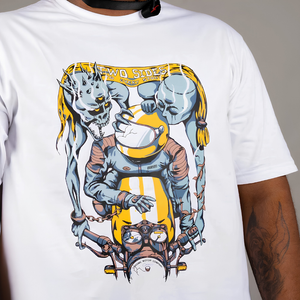 Two Sides - T-Shirt - white