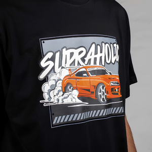 Supraholic - T-Shirt  - Black