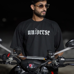 Universe Oversize T-Shirt - Black