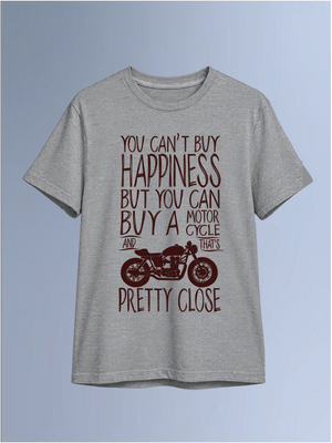 You Can't Buy Happiness  Round Neck T-Shirt