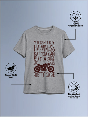 You Can't Buy Happiness  Round Neck T-Shirt