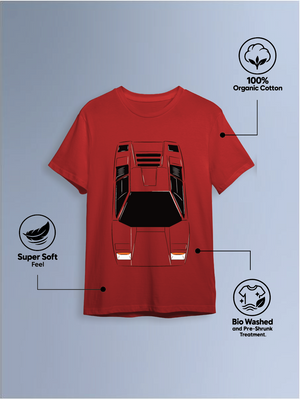 Countach  Round Neck T-Shirt