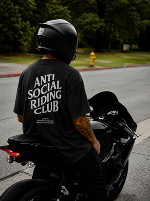 Anti Social - Men's Oversize T-Shirt - Black Colour
