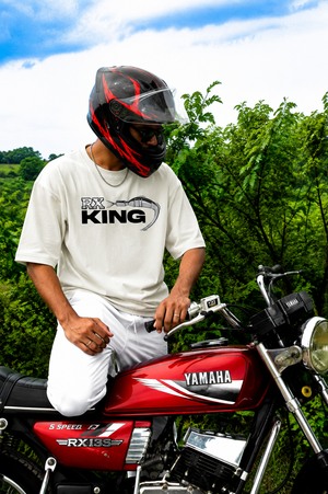 Rx king - Men's Oversize T-Shirt White