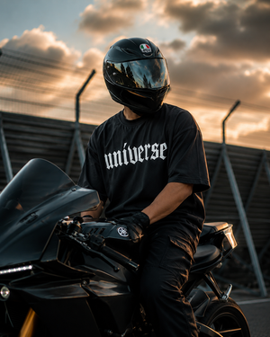 Universe Oversize T-Shirt - Black