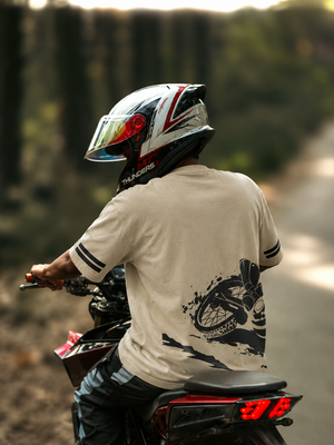 UNRESTRICTED - Men's Oversize T-Shirt - beige