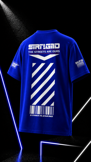 Ride or Die - Street Legend -T-Shirt - Blue