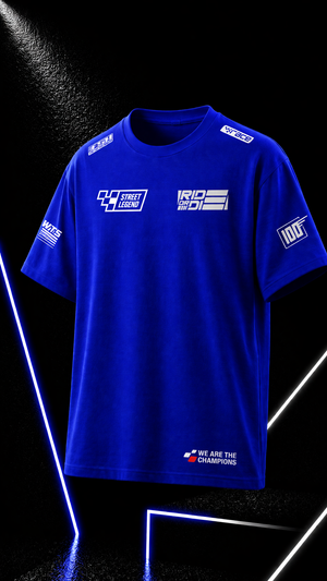 Ride or Die - Street Legend -T-Shirt - Blue