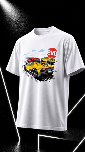 Lambos - T-Shirt - EVO India - White
