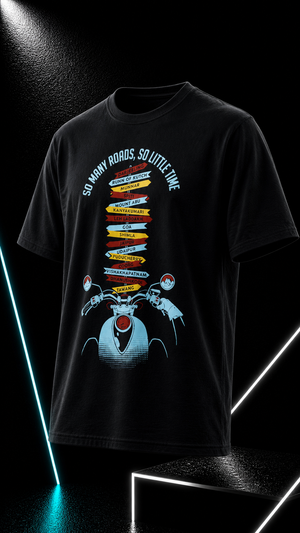 So Many Roads - T-Shirt - Black