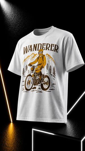 Wanderer - T-Shirt - white