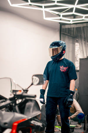 Devil Made Me Do it - Oversize T-Shirt -Black