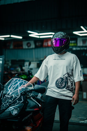 Thrill of a Lifetime Oversize T-Shirt - white