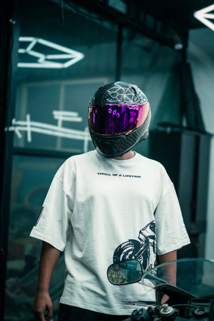 Thrill of a Lifetime Oversize T-Shirt - white
