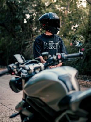 Guardian Angle - Men's Oversize T-Shirt - Black Colour