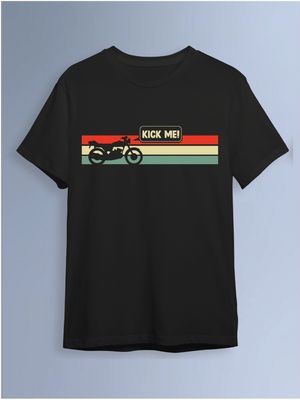 Kick me  Round Neck T-Shirt