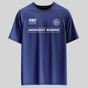 Midnight Riders - Men's Oversize T-Shirt - Navy Blue Colour