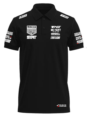 Ride Hard - Polo T-Shirt Black