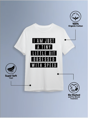 Obsessed with speed  Round Neck T-Shirt