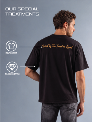 Outlaw - Men's Oversize T-Shirt Black