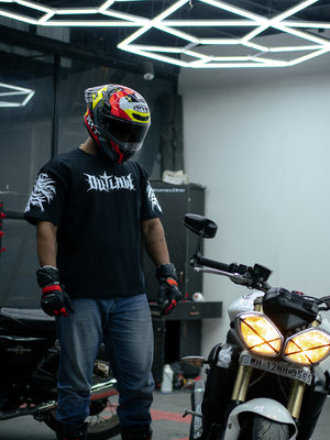 WRAITH - Outlaw | Black Oversize T-Shirt