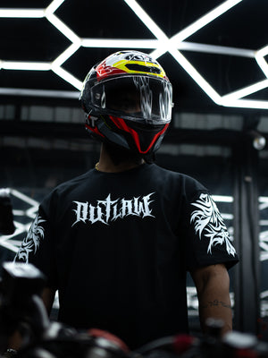 WRAITH - Outlaw | Black Oversize T-Shirt
