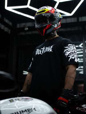 WRAITH - Outlaw | Black Oversize T-Shirt