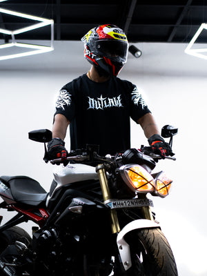 WRAITH - Outlaw | Black Oversize T-Shirt