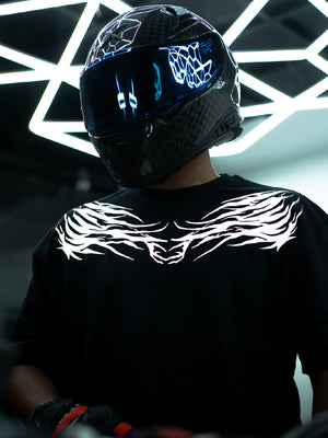 RENEGADE - Outlaw (Reflective) | Black Oversize T-Shirt