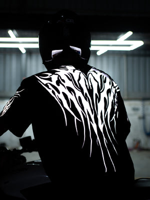 RENEGADE - Outlaw (Reflective) | Black Oversize T-Shirt