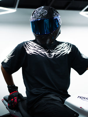 RENEGADE - Outlaw (Reflective) | Black Oversize T-Shirt
