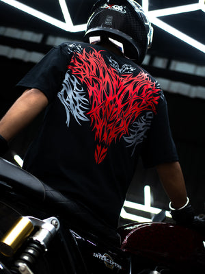 REBELUTION - Outlaw | Black Oversize T-Shirt