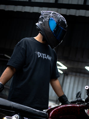 REBELUTION - Outlaw | Black Oversize T-Shirt