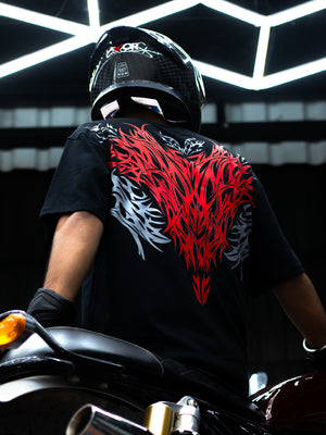 REBELUTION - Outlaw | Black Oversize T-Shirt