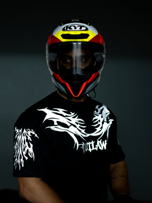 AFTERDARK - Outlaw (Reflective) | Black Oversize T-Shirt