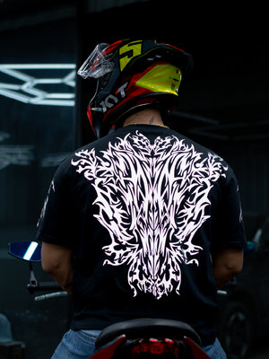 AFTERDARK - Outlaw (Reflective) | Black Oversize T-Shirt