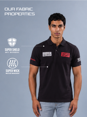 RACEWEAR - Polo T-Shirt - Black